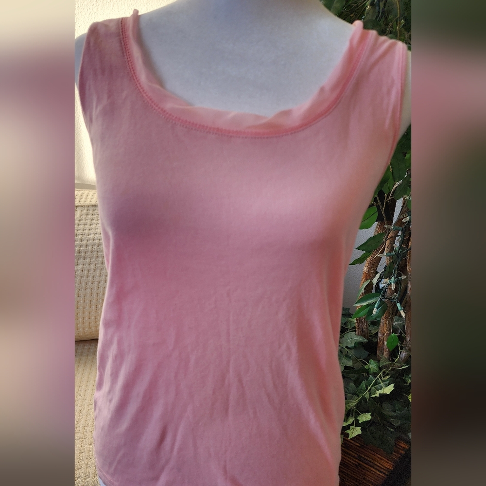 3 for $30 Lauren Ralph Lauren Pink Fitted Sleeveless Tank
